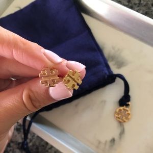 Tory Burch Gold Stud Earrings